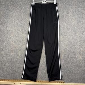Adidas Men’s 3 Stripe Tricot Regular Fit Track Pants Black White Small 32” 046